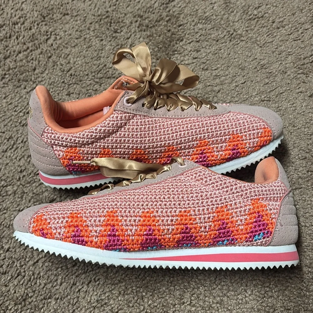 Pink and Orange Women's Sneakers Poppy brand - Picture 6 of 6
